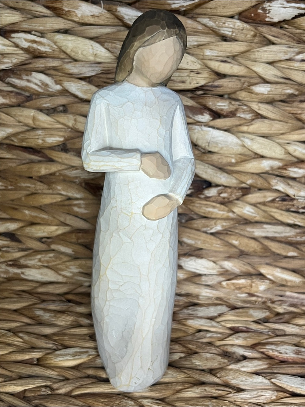 Willow Tree Cherish Cream & Brown Maternity Figurine